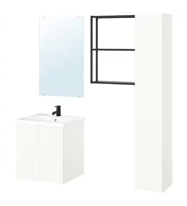 ENHET BATHROOM STORAGE WHITE