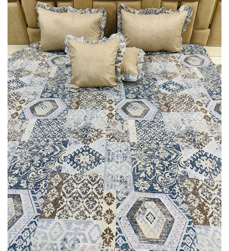 Florance King Size 5 PC Bedding Set