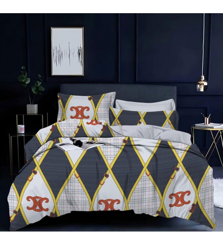 Blessing 4 PCs Comforter Set Design - 03