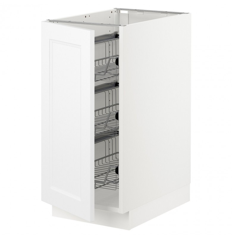 SEKTION Base Cabinet With Wire Baskets