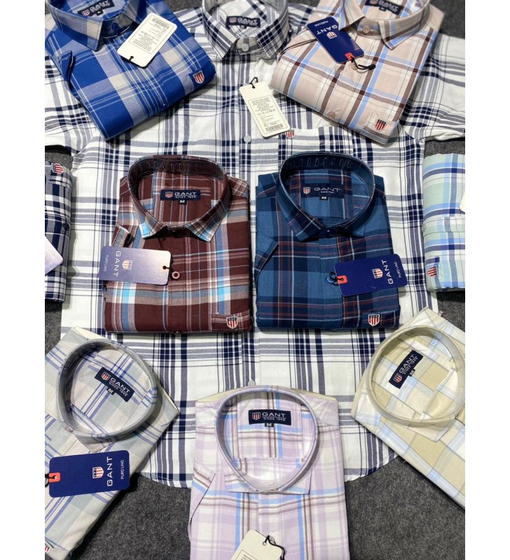 Formal Check Shirts Cotton