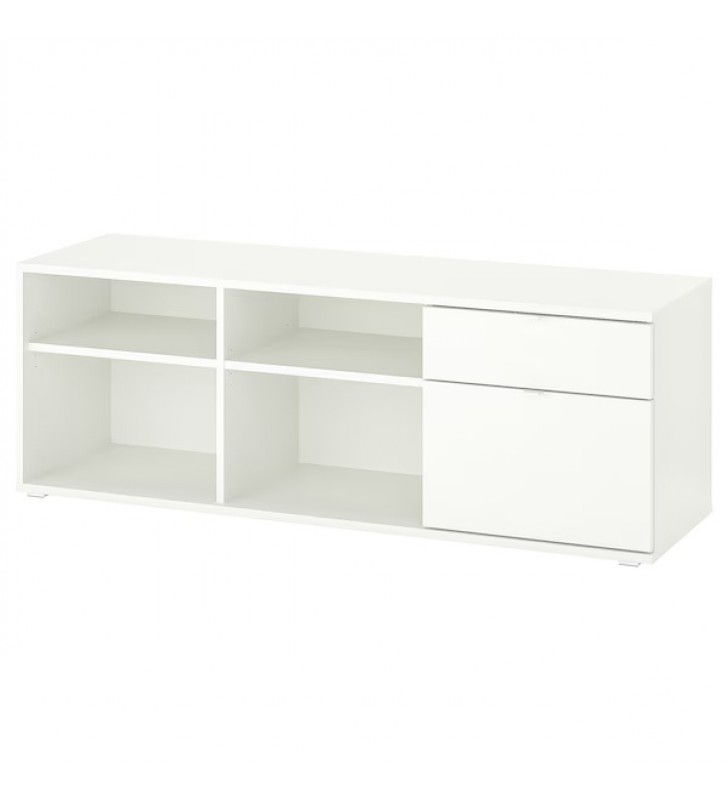 VIHALS TV BENCH WHITE