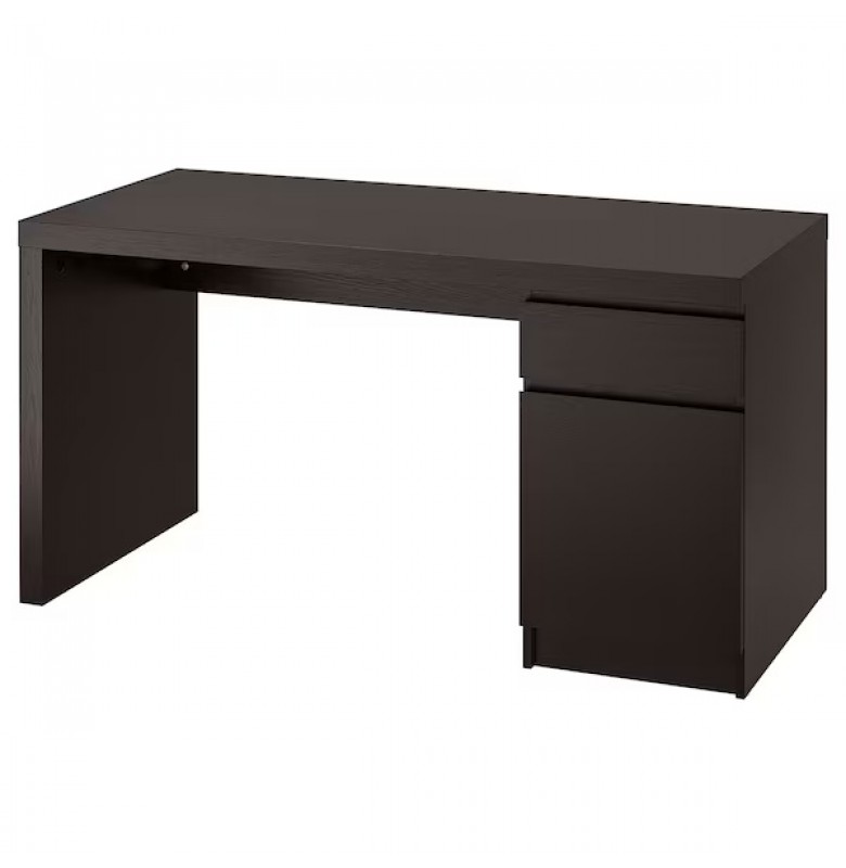 Black-Brown MALM Desk 