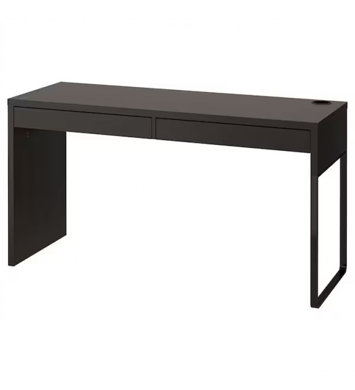 MICKE Desk Black-Brown