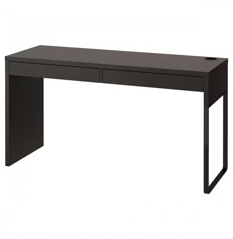 MICKE Desk Black-Brown